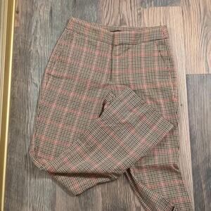 Banana Republic Plaid trousers size 6‎